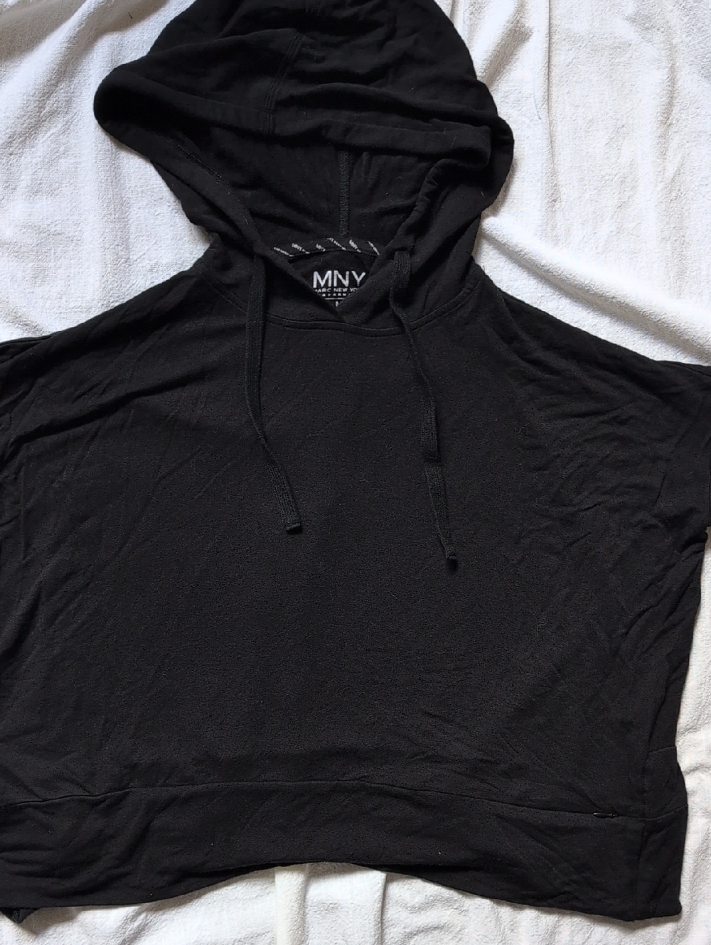 Marc New York Black Hooded Pullover